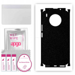 apgo Protective Skin Sticker for the back+sides compatible with Honor 50 LITE, Full Wrap Film, Foil, Vinyl - Pattern Matte Black