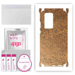 apgo Protective Skin Sticker for the back+sides compatible with Huawei P40 Pro, Full Wrap Film, Foil, Vinyl - Pattern Rusty Copper