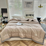 The Summer Cool Quilt Pure Water Washes the Cotton Air Conditioner to Be Possible Machine Washes the Quilt Core Dormitory Single 150x200cm&Just quilt No pillow