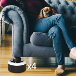 4 voodiga m&ouml;&ouml;bli p&uuml;stik 1,77-tolline reguleeritavad t&otilde;stukid lauadiivani jalgade jalgadele Gray