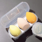 3 tk Meigisvamm Kosmeetiline Pahv koos s&auml;ilituskarbiga Makeup Blender Foundation Powder Beauty Sponge Naiste meigitarvikud T&ouml;&ouml;riistad