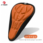 X-TIGER jalgratta sadula istme kate Jalgratta paksendatud pehme rattaistme matt 3D k&auml;snpol&uuml;meerist p&otilde;rutuskindel jalgratta sadula istme kate