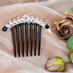 Mustad juuksen&otilde;elad t&uuml;drukutele Hair Fork Naiste hobusesaba Juuksekammid Vol&uuml;&uuml;mi lisandid Juukseklambrid Juuste kujundamise t&ouml;&ouml;riist Bouffant Juukseaksessuaarid 10.2*9cm