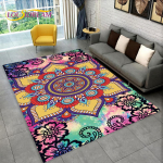 3D B&ouml;&ouml;mimaa Mandala Geomeetriline Vaip, Vaip Kodu Elutuppa Magamistuppa Diivani Juurde Uksematt K&ouml;&ouml;gi Sisustus, Laste Libisemiskindlad P&otilde;randamatid 100cmx120cm