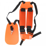 Mugav t&ouml;&ouml;j&otilde;u kokkuhoid v&otilde;sal&otilde;ikuri trimmerile Aial&otilde;ikur W-kujuline kahe &otilde;larihmaga rihm seljakott muruniiduk trimmer polsterdatud rihm oranž