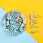 72 tk v&auml;rvilised k&ouml;iteklambrid kirjaklambrid surun&otilde;ela komplekt roosikuldsed surun&otilde;elad armsad kirjatarbed kontoritarvikute jaoks koolitarbed sinine