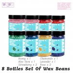 WUWUVISTA 1600g/56.4oz Bottled Wax Bean Set Hard Wax Beads Hair Removal Bottle Wax Beans for Wax Heater Painless for All Hair Types//Body/Face/Leg