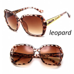 Naiste Vintage P&auml;ikeseprillid Moep&auml;ikeseprillid &Uuml;lisuured Retro Vaba&otilde;hu UV400 Anti-uv Unikaalsed leopard