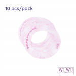 Wuwuvista Vahakaitsekraed 6*10 tk 7/14oz vahasoojendite ja vahapurkide jaoks, professionaalsed soojenduskaelarihmad &uuml;hekordsed vahakaitser&otilde;ngad 10pcs X 1pack roosa