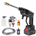 50bar elektriline autopesuri p&uuml;stol 500W juhtmevaba k&otilde;rgsurvepuhastusvaht multifunktsionaalne otsik Protable autopesu aiapihusti 1 Set