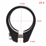 Maanteeratta kiirkinnitusega sadulaposti klamber jalgratta rattas&otilde;idu sadulaposti toruklamber 25.4