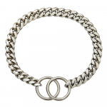 18K kullast kett koera kaelarihm 10MM Kuuba l&uuml;likett roostevabast terasest metallist l&uuml;lid jalutamiseks treenimiseks kaelarihm v&auml;ikestele keskmistele suurtele koertele 10inch (25.4cm)