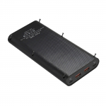 DIY 18650 aku&uuml;mbris LCD-ekraaniga Eemaldatav 8x18650 akulaadija v&auml;lis&uuml;mbris koos kiirlaadimistehnoloogiaga must