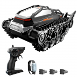 Kaugjuhtimispuldiga trikiauto, 2,4 GHz amfiib-soomustatud s&otilde;iduk maastikul veem&auml;nguasi 3-ga 3 Battery must/h&otilde;be