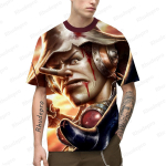 Suvine meeste anime 3D-tr&uuml;kiga cosplay T-s&auml;rk naiste ja laste t&auml;navastiilis T-s&auml;rgid suur top 2024 &uuml;lem&otilde;&otilde;duline S