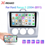 2 Din Android 12 autoraadio Ford Focus 2 3 Mk2/Mk3 jaoks 2004-2011 Multimeedia videopleier GPS Carplay Auto Stereo RDS-peaseade 1+32