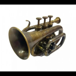 Mereline Trompet Tasku Signaalpasun 3 Ventiiliga Huulik Professionaalne Trompet