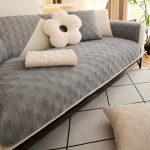 Moodne tepitud tavaline diivanikate sektsioonilisele 3-4 kohalisele diivanile, paks istmekate, libisemiskindel sametine lamamistooli slipcover, diivanipadi 70x70cm 1pc
