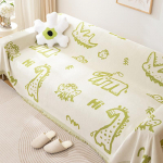 Multikaga prinditud diivanikate &scaron;enillist diivanir&auml;tik narmastega pleed diivanikate universaalne kassikindel diivanikate elutuppa 180X130cm roheline