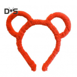 Naiste talvine paks pl&uuml;&uuml;sist peapael &Uuml;mmargune karu k&otilde;rvad meik Juukser&otilde;ngas elastne kommiv&auml;rvi peakate Juuste aksessuaarid roosa