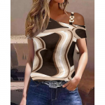 JPNTKY Suvised vabaaja naistemood l&uuml;hikeste varrukatega pluusid ja s&auml;rgid S