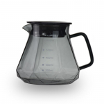 Uus tilguti kuuma kohvi tilguti stiilis serveri veekeetja 600 ml kohvikannu teekannu komplekt kuumakindel klaas Smoke