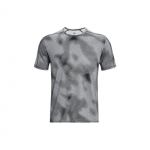 Under Armour Meridian Graafilise Prindiga &Uuml;mmarguse Kaelusega T-s&auml;rk Meeste Topid Must 1379671-001 XL