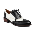 Suur suurus Kevad S&uuml;gis Uued Briti Brogue Kingad Meestele ja Naistele Segav&auml;rvi &Uuml;mar Nina Keskmine Kont Casual Chelsea Oxfords Kingad 9.5 black
