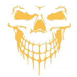 Autokleebis peegeldav pealuu eemaldatav veekindel dekoor S kollane