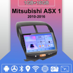 Autoraadio Android Auto Carplay Mitsubishi ASX 1 2010-2016 jaoks Multimeediapleier Peak Unit Stereo GPS-navigatsioon BT WIFI 1+16GB 1+16GB pink
