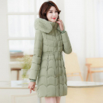 Naiste n&ouml;&ouml;rseotavad kapuutsiga parkad Naiste karusnahast puuvillased s&uuml;gis-talvised paksud maksipikkusega tepitud mantlid Taskutega jakid Soojad &uuml;leriided L khaki