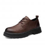 Nahast kingad Meeste uus &auml;riline pidulik riietusplatvorm libisemiskindlad paeltega Brogue jalan&otilde;ud, t&ouml;&ouml;tamiseks m&otilde;eldud libisemiskindlad hingavad vabaajajalatsid 38 must