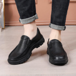 Moodsad Meeste Vabaajajalatsid Trend Briti &Auml;rikasulik Pehme Tald Libisemiskindel Isa Kingad Keskealistele Meestele Zapatillas Hombre 39 must