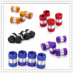 6 v&auml;rvi klapikork 4 tk alumiiniumsulamist auto veoauto &uuml;marrataste rehvi klapi varre kork tolmukate must/punane/kullane/roheline/sinine/lilla kuld