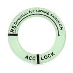 3D &ouml;ine helendav v&otilde;tmehoidja kleebis kaunistus helendav auto s&uuml;&uuml;tel&uuml;liti kaitsekate Fluorestseeriv auto mootorratta v&otilde;tmekleebis punane