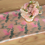 100 cm žakaarkoe seinavaip satiin kangas siid Helu Tongchun sileda tekstuuriga ripatslaulu d&uuml;nastia brokaat Cheongsam Hanfu 1 Metre