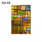 Retro-Euroopa stiilis klaaskleebis j&auml;&auml;tunud aken paber aken v&auml;rvitud kile Retro kiriku vitraažakna kile veekindel 60x120cm