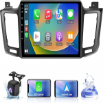 2 DIN 10-tolline autoraadio Android 12 multimeediapleier Toyota RAV 4 2013-2018 jaoks Android Auto Carplay autostereo 4-core 2GB+32GB