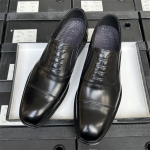 Kolm liigendit nahast kingad Meeste jalakate &Auml;rikleit Nahast hingav &uuml;likond Peigmees Pulmad Meeste kingad Meeste nahast kingad Puidust juur 38 must