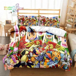 Digimon Anime Voodipesukomplekt &Uuml;heinimese Twin T&auml;is Queen King Suuruses Voodikomplekt T&auml;iskasvanud Laste Magamistuba Seikluskoletis Multikas Voodipesu Kingitus EU Single 135x200cm