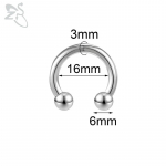 ZS 1 tk 2/4/6/8G roostevaba teras hobuseraua ninar&otilde;ngas meestele sisemise keermega suure gabariidiga augustused k&otilde;rva laiendaja vaheseina augustus Style 8