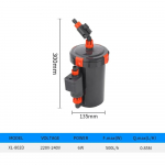 Vaikne v&auml;limine filtrikopp akvaariumi kalapaagi filtripump Lihtne &auml;mbriga filter veepump akvaariumi tarvikud 220V 6W