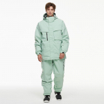 Naiste ja meeste 2-osaline suusakost&uuml;&uuml;m kapuutsiga suusajope ja p&uuml;kste komplektid veekindel tuulekindel lumelaua&uuml;likond, soojustatud soe talvine suusakost&uuml;&uuml;m XL