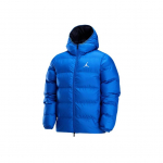 Jordan Brooklyn FW24 Therma-FIT Mugav Veekindel Soe Kapuutsiga Puuvillane Jakk Meeste jakid Game-Royal FV7318-480 S