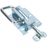 Verrou de porte coulissante KOTARBAU Verrou &agrave; boulon, serrure de porte coulissante, acier galvanis&eacute;, 120&ndash;12 mm, argent