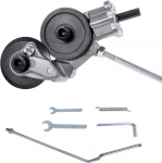 Elektriline puurplaadi l&otilde;ikuri kinnitus metallist kahepealise lehe l&otilde;ikeriist L&otilde;ikeplaadi stantsik&auml;&auml;rid puur vase l&otilde;ikuri jaoks