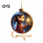 Coraline'i j&otilde;ulukaunistus Akr&uuml;&uuml;l J&otilde;ulupuu Kaunistused M&auml;lestusese V&otilde;luv Kingitus F&auml;nnidele Ja Huvilistele A