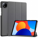 Xiaomi Redmi Pad SE 8.7 Case 2024 jaoks, uus PU-nahast kolmekordselt kokkupandav statiivi tahvelarvuti kate Funda Redmi pad se 8,7-tollise nutika &uuml;mbrise jaoks Redmi Pad SE 8.7 hall v&auml;rv