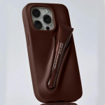 S&uuml;gisene uus Rho DIY huulepulk huulepulk Silikoonist kate iPhone'ile 16 15 14 13 12 11 Pro Max Plus telefonihoidja kaitsekate For iPhone 14 ProMax&No Lipstick pruun