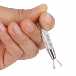 Teemantk&uuml;&uuml;nistega pintsetid l&otilde;ualuu hoidja augustamine pallihaaraja roostevastane